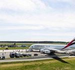 Flagowy samolot A380 Emirates na ILA Berlin Air Show 2016