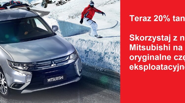 Mitsubishi obniża ceny kolejnych części o 20%