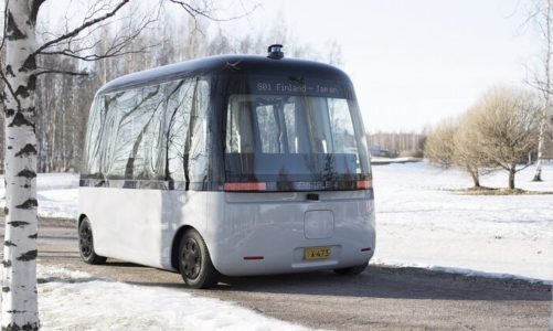 Pierwszy na świecie odporny na warunki pogodowe autonomiczny autobus jeździ na oponach Nokian Hakkapeliitta