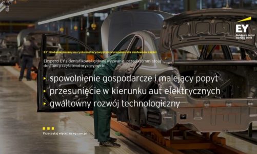 EY: Globalne zmiany na rynku motoryzacyjnym wyzwaniem dla dostawców części