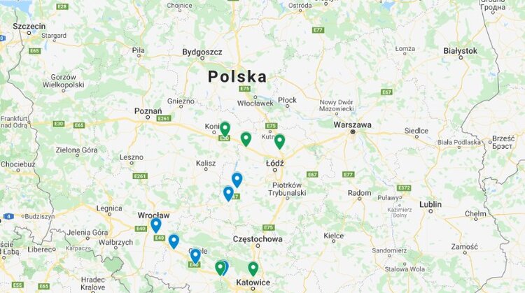 Kolejnych 11 ładowarek GreenWay Polska na MOP-ach