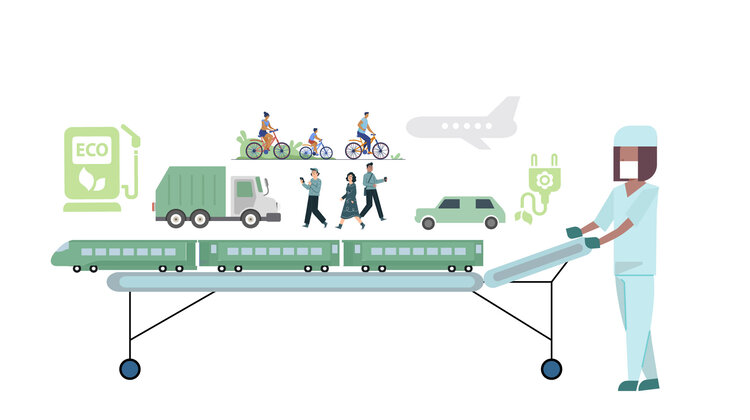 # 4 Recepta: zrównoważony transport środowisko naturalne/ekologia, sprawy społeczne - Choć dziś Światowy Dzień Ochrony Środowiska Naturalnego nasza pacjentka Ziemia czuje się przytłoczona. Światowy transport emituje ogromne ilości gazów cieplarnianych i zanieczyszczeń powietrza. W UE odpowiada aż za ¼ całości emisji (1). Co prawda na czas pandemii nasilenie ruchu spadło i Ziemia nabrała nieco sił, ale aby jej stan się nie pogorszył najbardziej mobilni mieszkańcy planety, ludzie, muszą przestawić się na zrównoważony transport.  